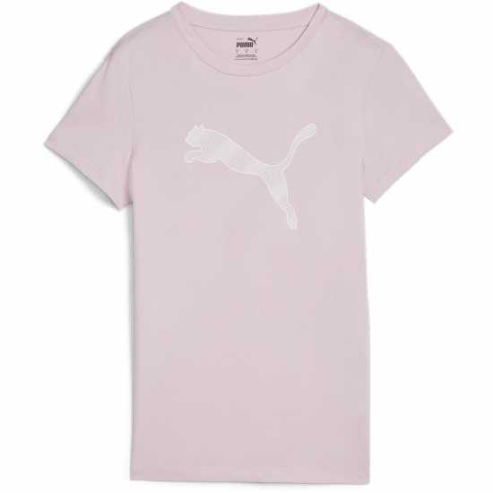 Puma Mass Merchants Tee T-Shirt Womens Grape Mist 