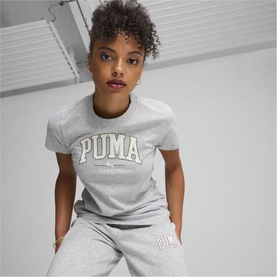 Puma Squad Graphic Tee T-Shirt Womens Графичен рег 