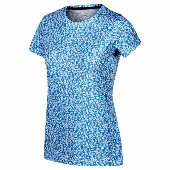 Regatta Women'S Fingal Edition T-Shirt Womens Син/Цветло Флорал Дамски тениски с яка