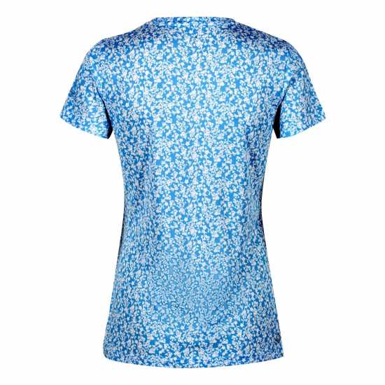 Regatta Women'S Fingal Edition T-Shirt Womens Син/Цветло Флорал Дамски тениски с яка