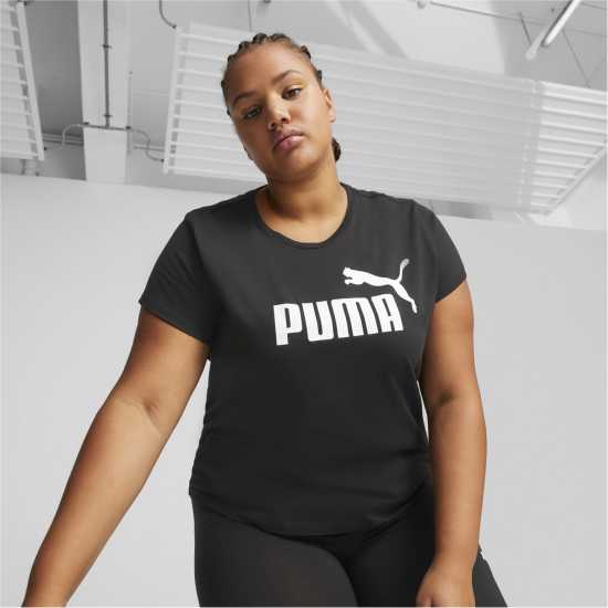 Puma Тениска С Лого Ess Logo Tee Plus T-Shirt Womens  Дамски тениски с яка