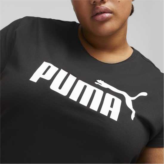 Puma Тениска С Лого Ess Logo Tee Plus T-Shirt Womens  Дамски тениски с яка