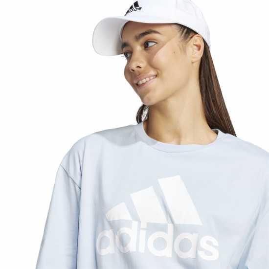 Adidas Qt T-Shirt Womens Wonder Blue Дамски тениски и фланелки