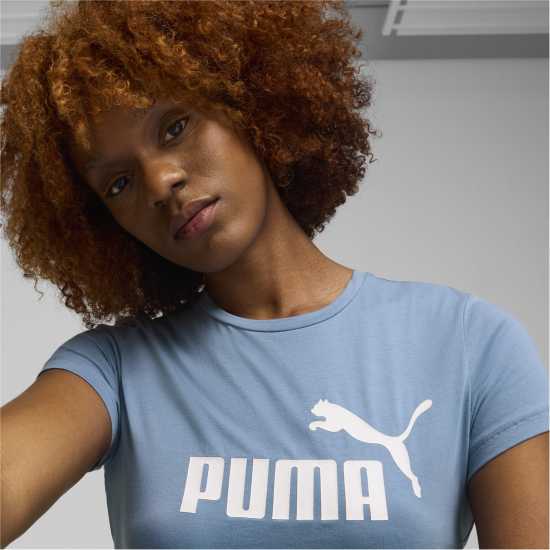 Puma Тениска С Лого Logo Tee (S) White/Blue 