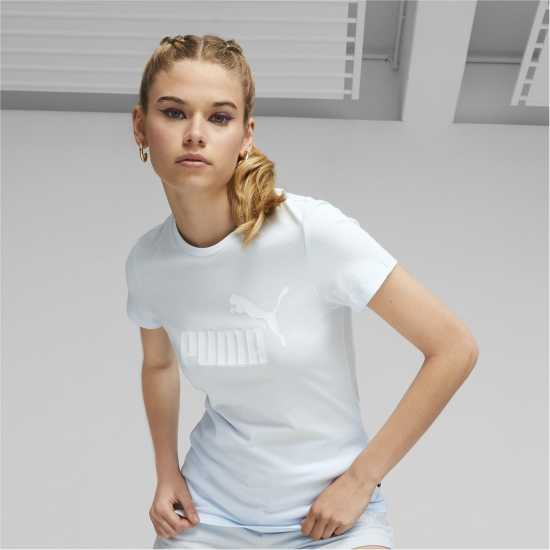 Puma Тениска С Лого Logo Tee (S) Ледено синьо 