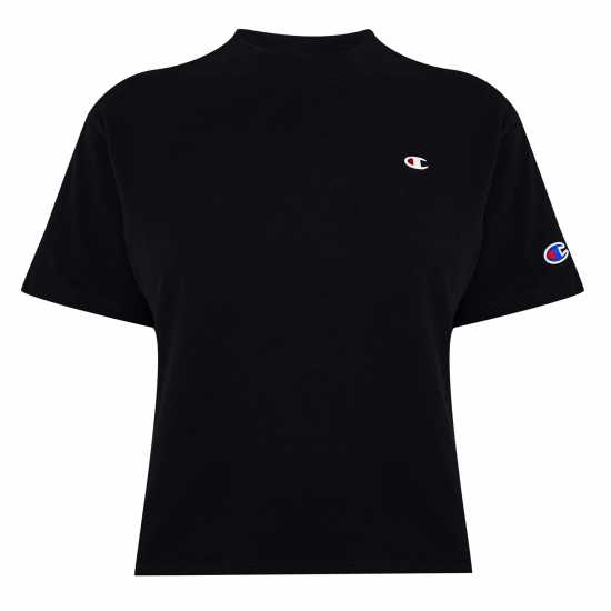 Champion Crew T-Shrt Ld99 Черно Дамски тениски с яка