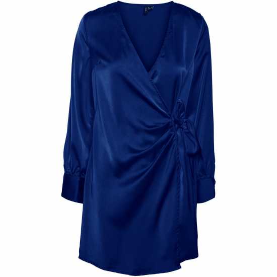 Vero Moda V-Neck Long Sleeve Wrap Dress  Dresses Under 60