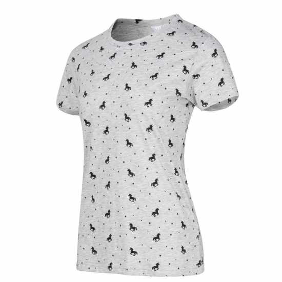 Miso Тениска Printed Boyfriend T Shirt  Дамски тениски с яка