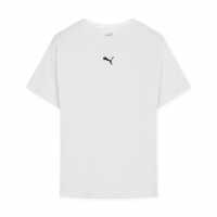 Puma Boyfriend Tee Бяло Дамски тениски с яка