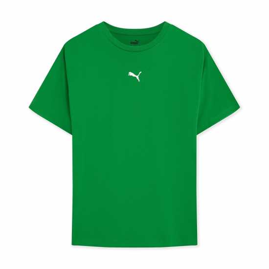 Puma Boyfriend Tee Зелено Дамски тениски с яка