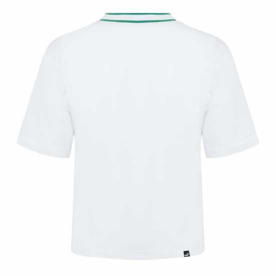 Puma Squad Graphic Tee T-Shirt Womens Бяло/Зелено Дамски тениски и фланелки