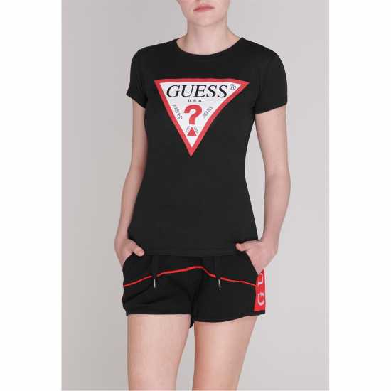 Guess Тениска T Shirt Черно А996 