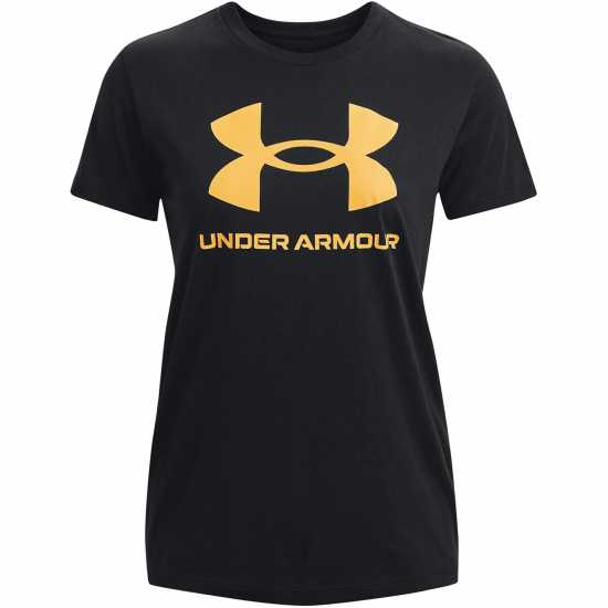 Under Armour Ua Sportstyle Graphic Short Sleeve Черно/Стръмно Дамски тениски и фланелки