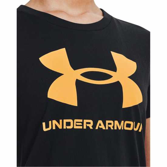 Under Armour Ua Sportstyle Graphic Short Sleeve Черно/Стръмно Дамски тениски и фланелки