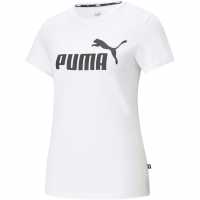 Puma Тениска С Лого No1 Logo Tee Пума Бяло Дамски тениски и фланелки