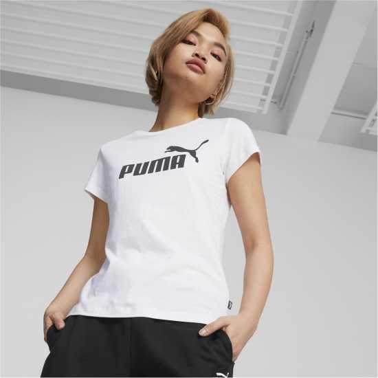 Puma Тениска С Лого No1 Logo Tee Пума Бяло Дамски тениски и фланелки