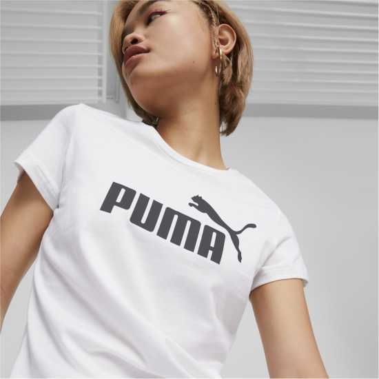 Puma Тениска С Лого No1 Logo Tee Пума Бяло Дамски тениски и фланелки