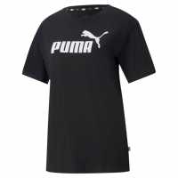 Puma Essential Logo T-Shirt Womens Черно 