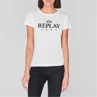 Replay Тениска 1981 Logo T Shirt  