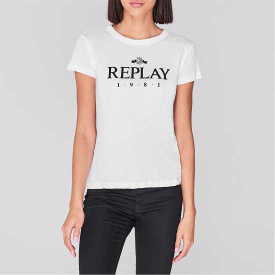 Replay Тениска 1981 Logo T Shirt  