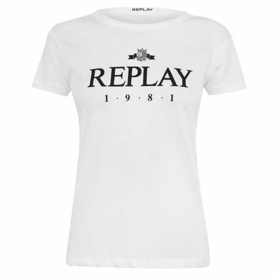 Replay Тениска 1981 Logo T Shirt  