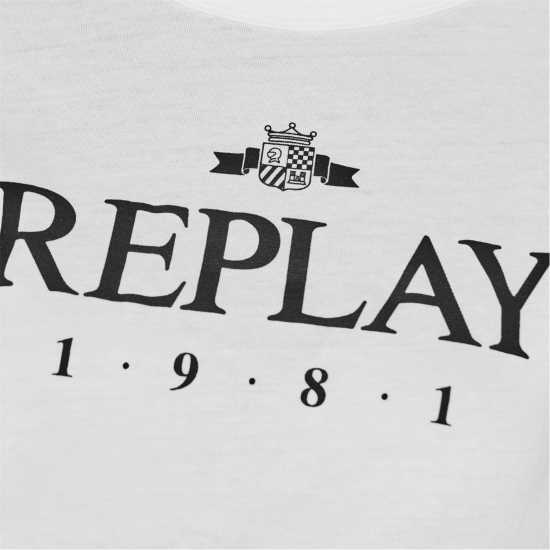 Replay Тениска 1981 Logo T Shirt  