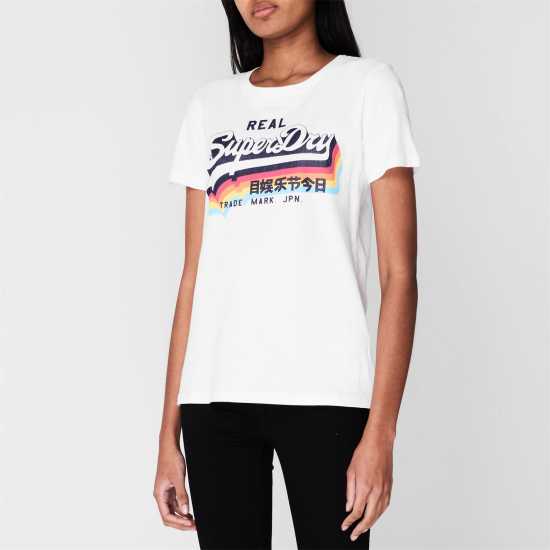 Superdry Тениска Vintage Logo T Shirt Оптик 01C 