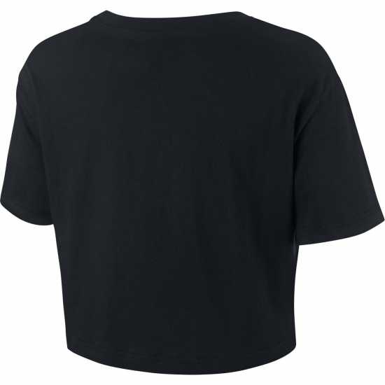 Nike Futura Cropped T-Shirt Черно Дамски тениски и фланелки