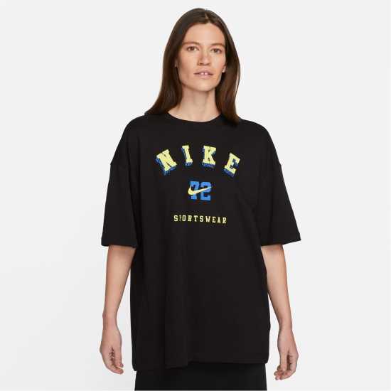 Nike Sportswear Women's T-Shirt Черно Дамски тениски и фланелки