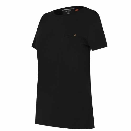 Superdry Тениска Orange Label T Shirt Черно 02A 