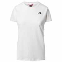 The North Face Simple Dome T-Shirt TNF Бяло FN4 Дамски тениски с яка