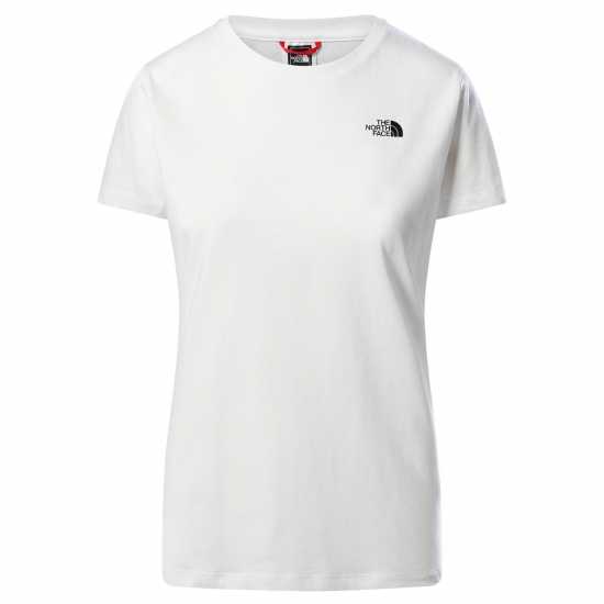 The North Face Simple Dome T-Shirt TNF Бяло FN4 Дамски тениски с яка