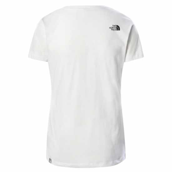 The North Face Simple Dome T-Shirt TNF Бяло FN4 Дамски тениски с яка