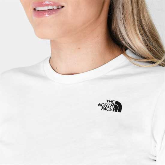 The North Face Simple Dome T-Shirt TNF Бяло FN4 Дамски тениски с яка