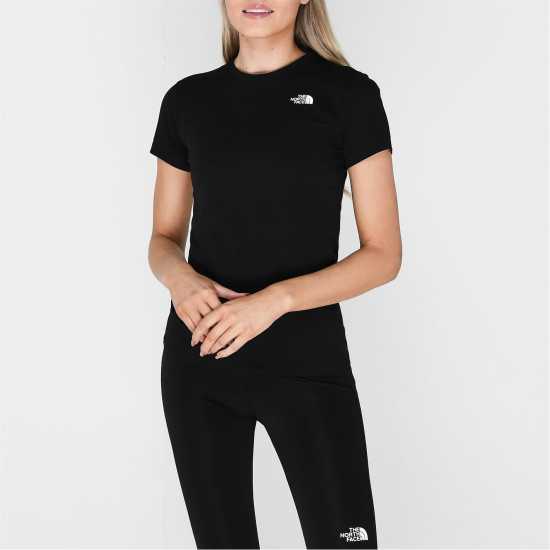 The North Face Simple Dome T-Shirt TNF черно JK3 Дамски тениски с яка