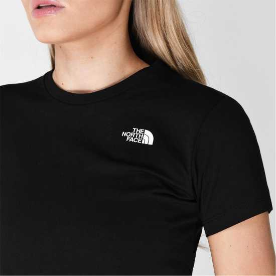 The North Face Simple Dome T-Shirt TNF черно JK3 Дамски тениски с яка