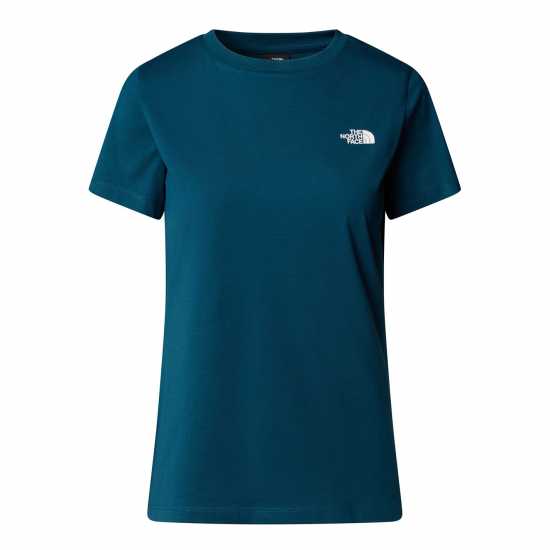 The North Face Simple Dome T-Shirt Полунощно петрол Дамски тениски с яка