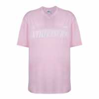 Slazenger Os Football Tee Ld44 Розово Дамски тениски и фланелки