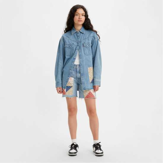 Levis 501 90S Shorts Пътуване по пътя 