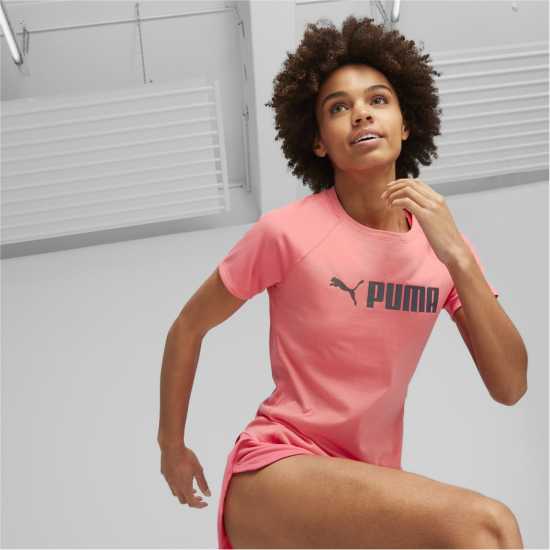 Puma Fit Logo T-Shirt Womens  Дамски тениски с яка