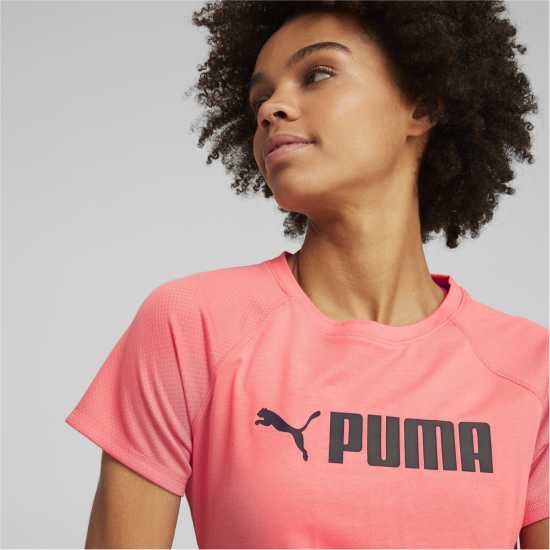 Puma Fit Logo T-Shirt Womens  Дамски тениски с яка