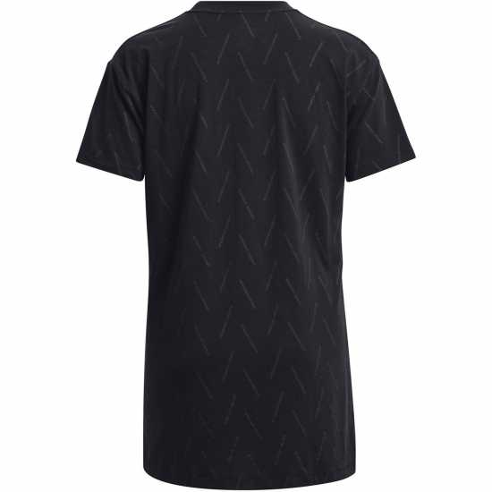 Under Armour Armour Ua W Extended Ss New T-Shirt Womens Черно Дамски тениски с яка