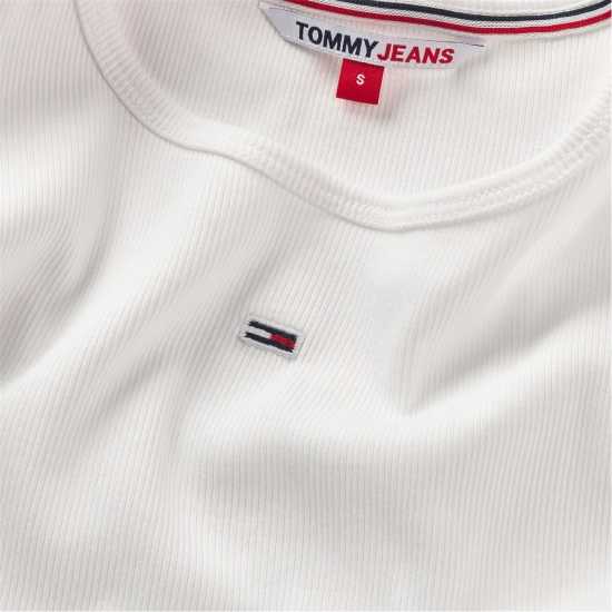 Tommy Jeans Essential Rib Long Sleeve Baby Tee  Дамски потници