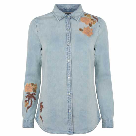 Scotch And Soda Дънкова Риза Denim Shirt  