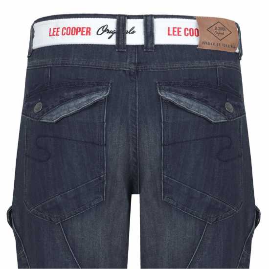 Lee Cooper Belted Cargo Sn51 Черно II Мъжко облекло за едри хора