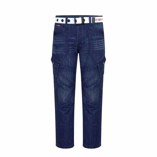 Lee Cooper Belted Cargo Sn51 Тъмно перо Мъжко облекло за едри хора