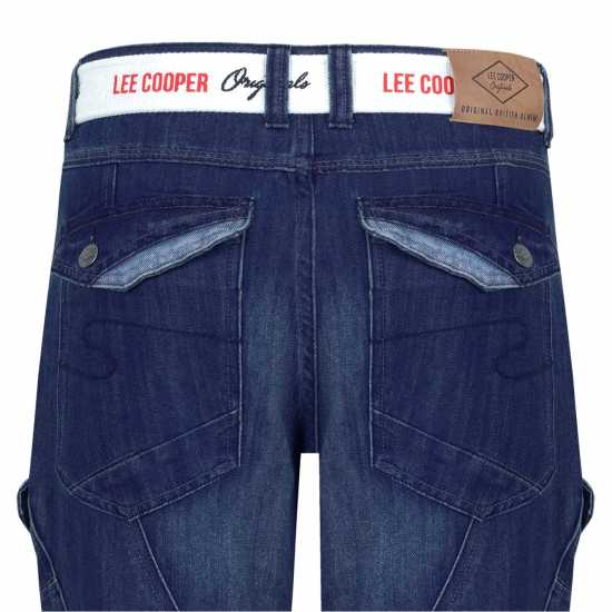 Lee Cooper Belted Cargo Sn51 Тъмно перо Мъжко облекло за едри хора