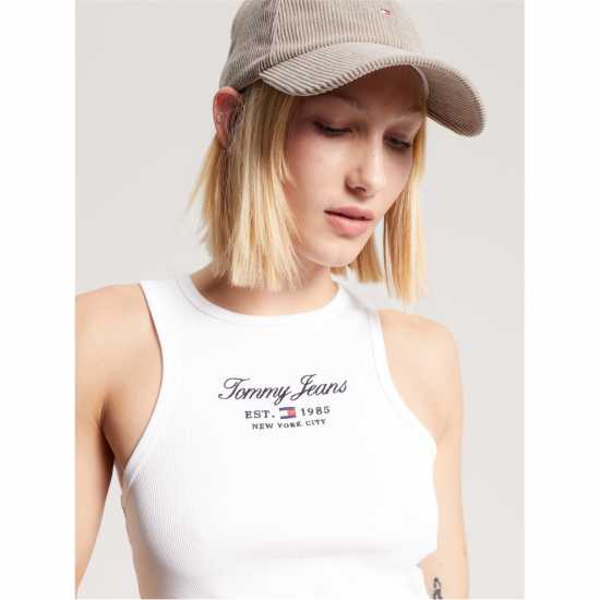 Tommy Jeans Script Logo Tank  Holiday Essentials