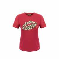 Biba Logo T-Shirt Leopard Lips 