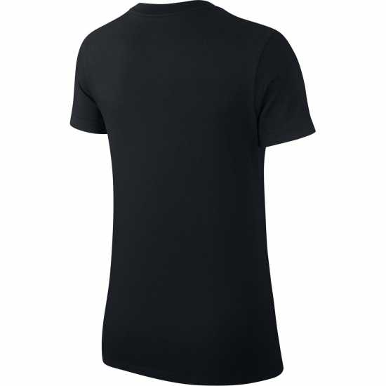 Nike Sportswear Essential T-Shirt Black/White Дамски тениски и фланелки